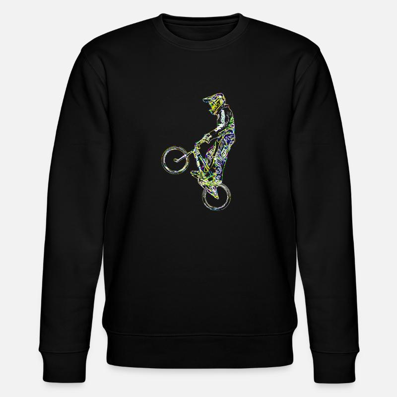 bmx racing - Sweat bio CHANGER Stanley/Stella Unisexe - noir