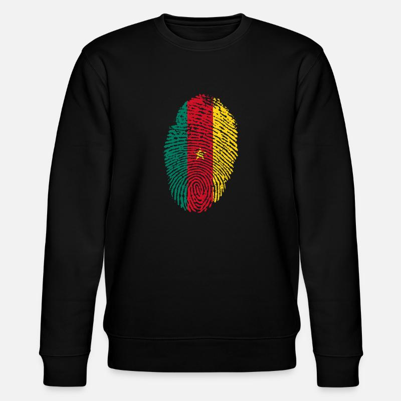 Kamerun - Stanley/Stella Unisex Bio-Sweatshirt CHANGER  - Schwarz