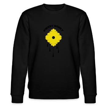 Sweet Honey - Stanley/Stella Unisex Bio-Sweatshirt CHANGER  - Schwarz - Vorne - Nik (191cm) & Marisol (170cm)