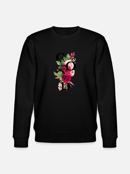 Good flowers - Stanley/Stella CHANGER Unisex Organic Sweatshirt - black