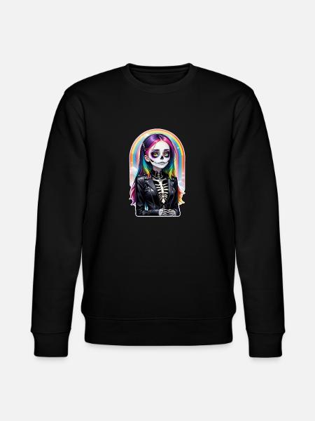 Halloween - Rock & Rainbow - Stanley/Stella CHANGER Unisex Organic Sweatshirt - black