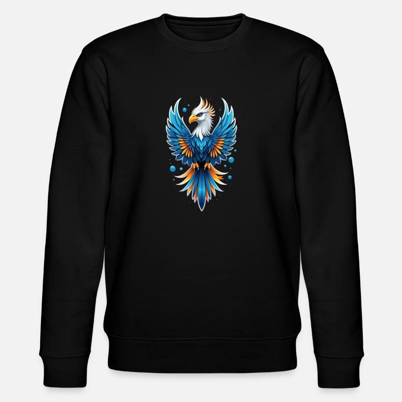 Phenix - Phoenix - Firebird - Stanley/Stella CHANGER Unisex Organic Sweatshirt - black