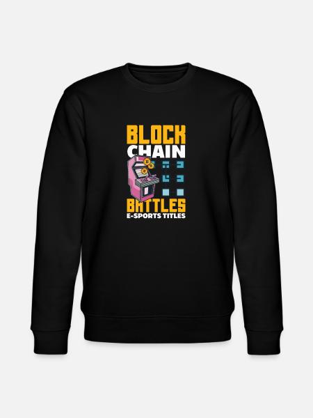 Cryptocurrency Rewards Gaming Blockchain Gamer - Stanley/Stella CHANGER Unisex Organic Sweatshirt - black