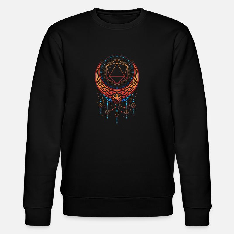 Black Moon Dice - Stanley/Stella CHANGER Unisex Organic Sweatshirt - black