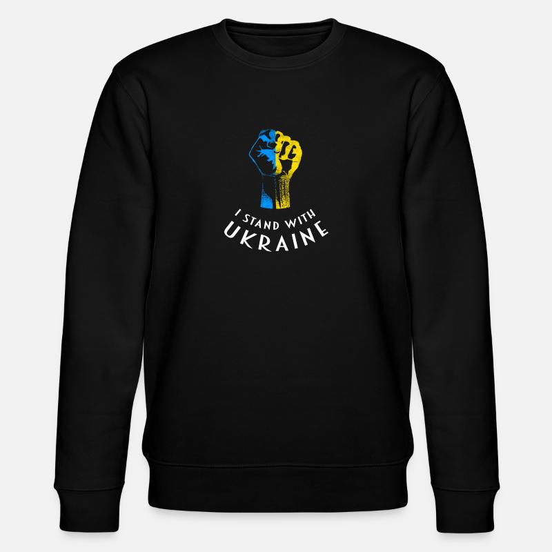 Ukraine - Stanley/Stella CHANGER Unisex Organic Sweatshirt - black
