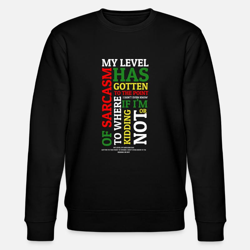 My Level - Stanley/Stella CHANGER Unisex Organic Sweatshirt - black