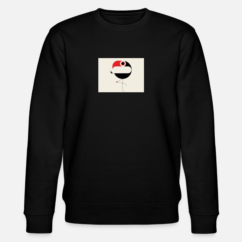 Vogel Bird - Stanley/Stella Unisex Bio-Sweatshirt CHANGER  - Schwarz