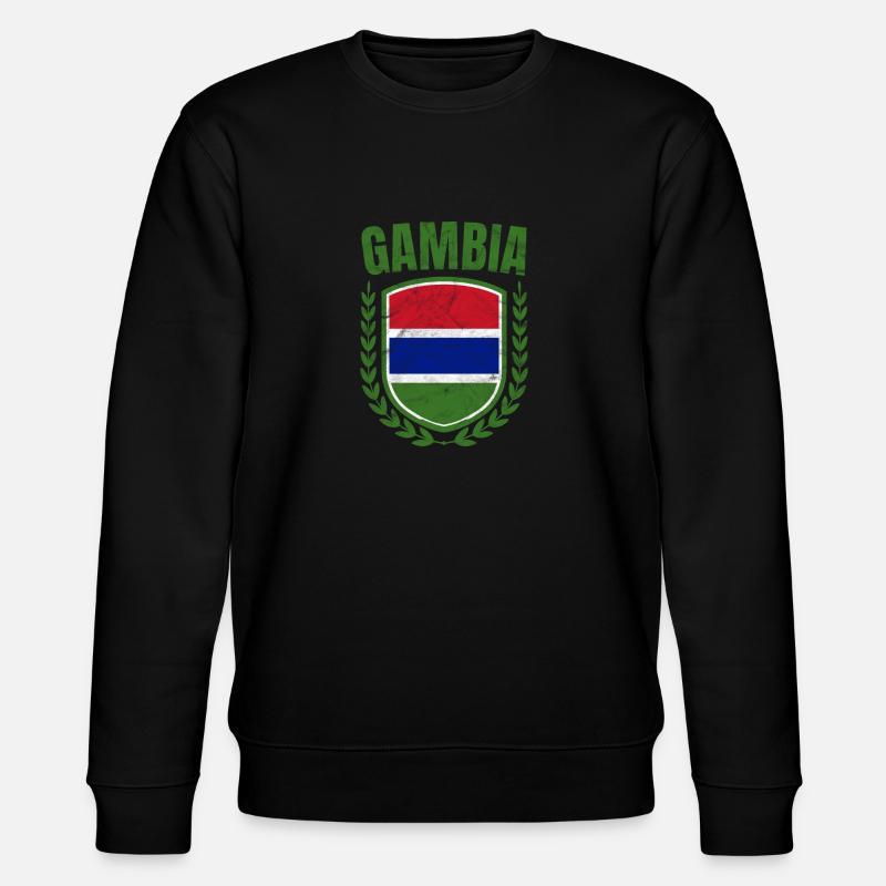 Gambia - Stanley/Stella Unisex Bio-Sweatshirt CHANGER  - Schwarz