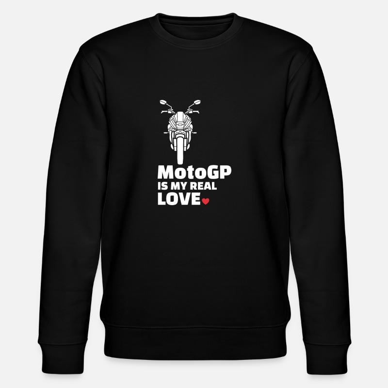 Ich Liebe Motogp - Stanley/Stella Unisex Bio-Sweatshirt CHANGER  - Schwarz