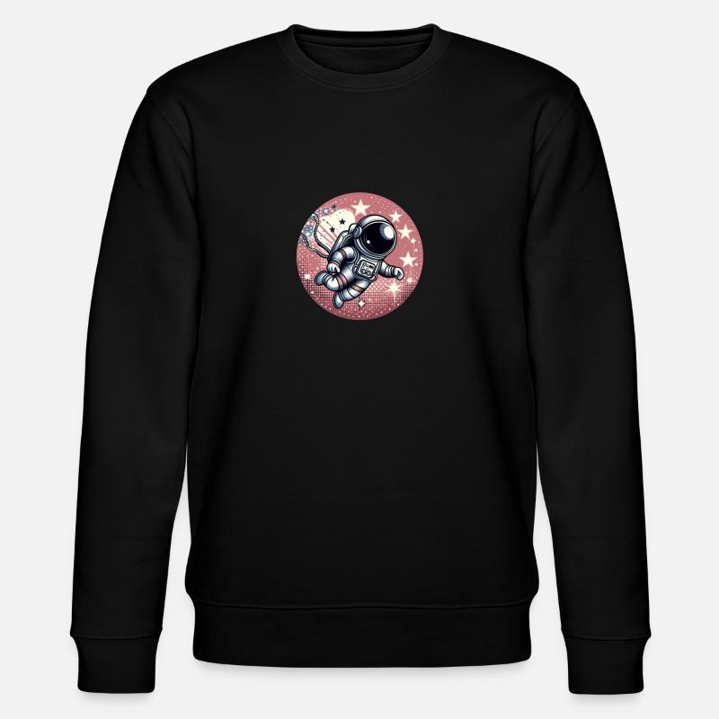 Exploring the Space - Stanley/Stella CHANGER Unisex Organic Sweatshirt - black