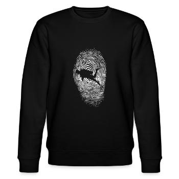 Taucher - Stanley/Stella Unisex Bio-Sweatshirt CHANGER  - Schwarz - Vorne - Nik (191cm) & Marisol (170cm)
