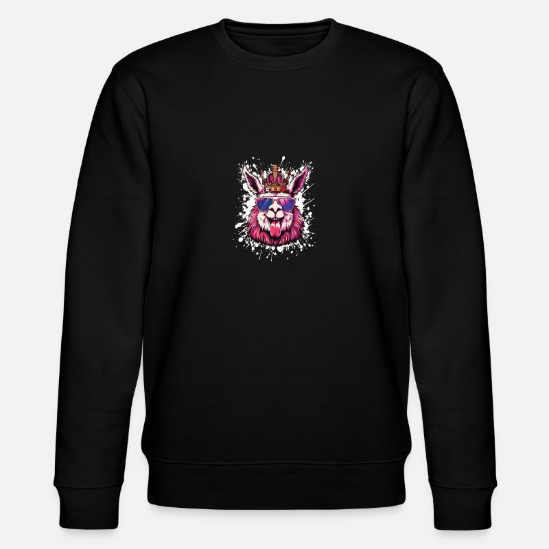 Alpaga Drôle - Sweat bio CHANGER Stanley/Stella Unisexe - noir