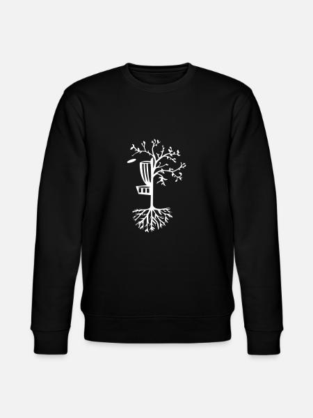 Disc Golf Tree Frisbee Spielspieler - Stanley/Stella Unisex Bio-Sweatshirt CHANGER  - Schwarz