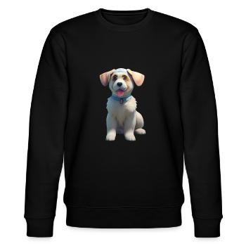 Kangal Hund - Kangal - Stanley/Stella Unisex Bio-Sweatshirt CHANGER  - Schwarz - Vorne - Nik (191cm) & Marisol (170cm)
