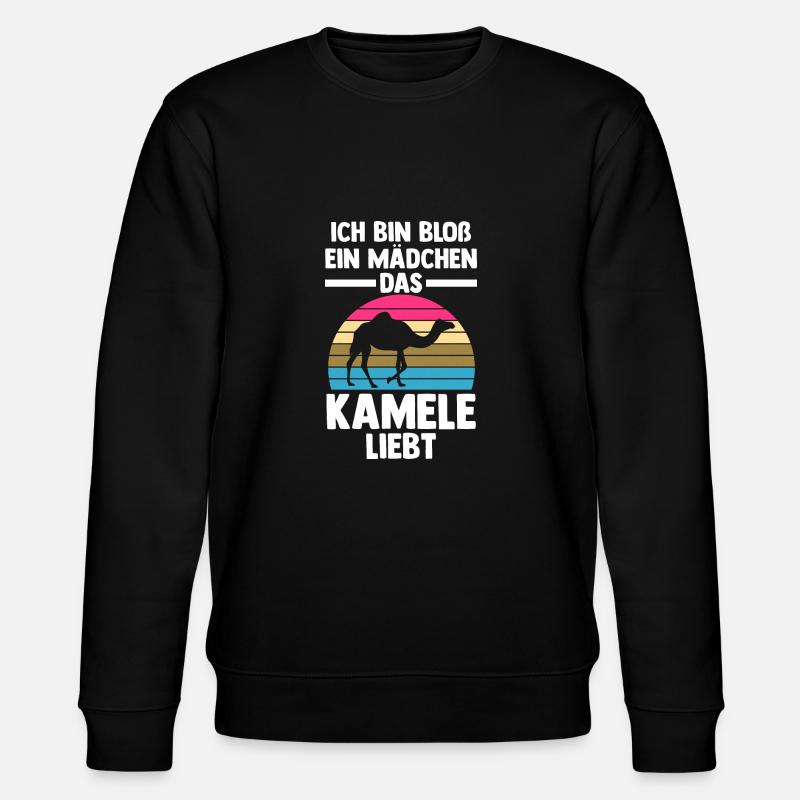 Kamel - Stanley/Stella Unisex Bio-Sweatshirt CHANGER  - Schwarz