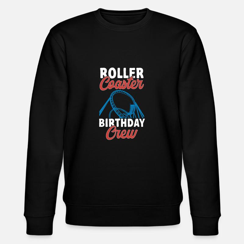 Achterbahn Rollercoaster Freizeitpark - Stanley/Stella Unisex Bio-Sweatshirt CHANGER  - Schwarz