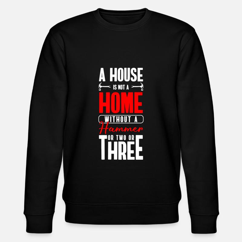 Tool Profession Construction Site - Stanley/Stella CHANGER Unisex Organic Sweatshirt - black