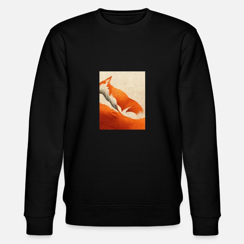 Renard abstrait dans la nature - Sweat bio CHANGER Stanley/Stella Unisexe - noir