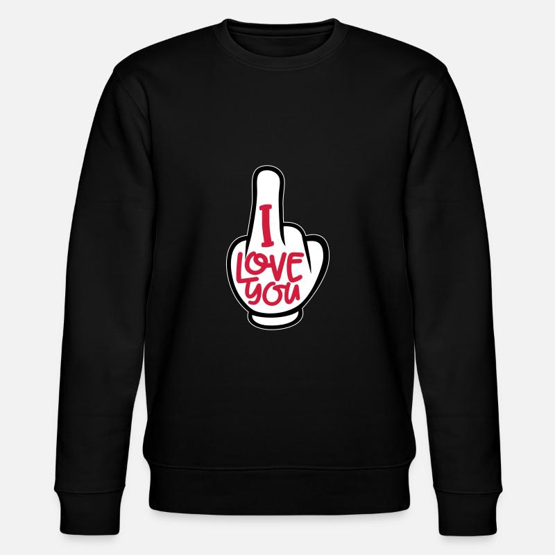 Je t'aime - Sweat bio CHANGER Stanley/Stella Unisexe - noir