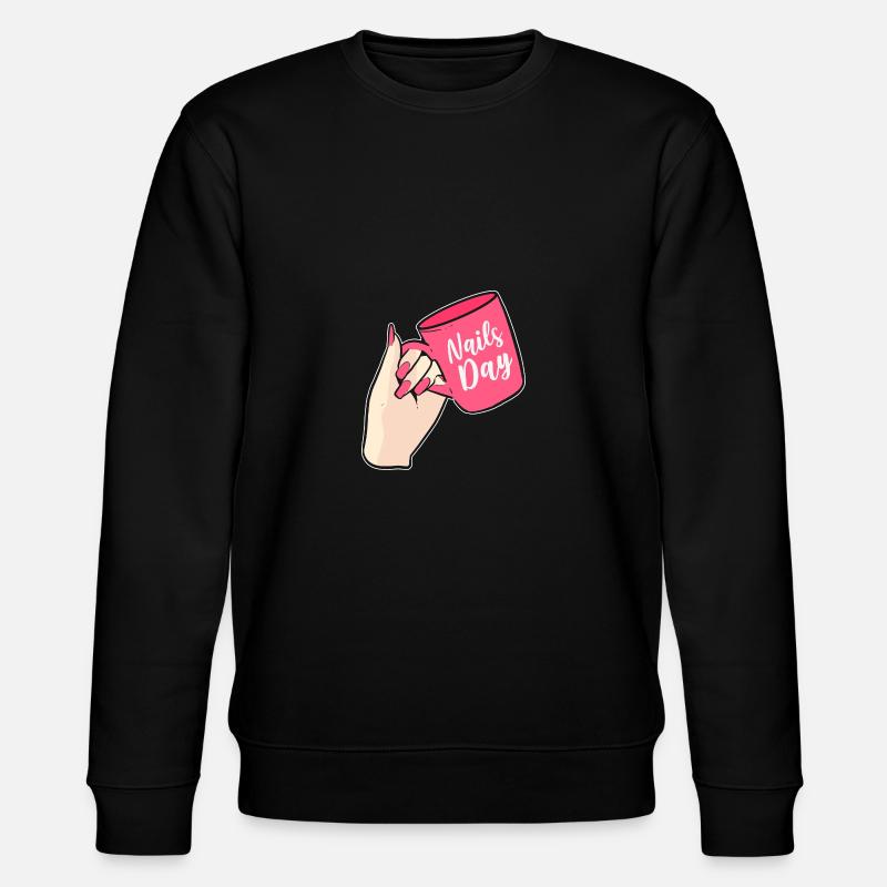 Nails Day Manicure Poison - Stanley/Stella CHANGER Unisex Organic Sweatshirt - black