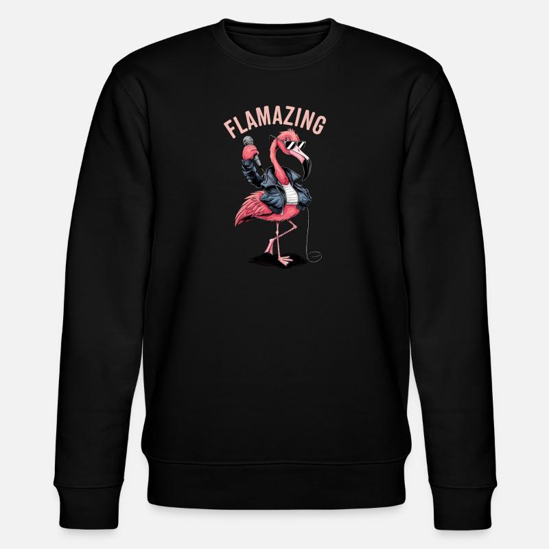 Flamazing - Stanley/Stella Unisex Bio-Sweatshirt CHANGER  - Schwarz