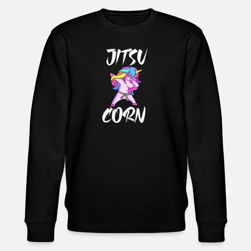 Jiu Jitsu Self Defense - Stanley/Stella CHANGER Unisex Organic Sweatshirt - black
