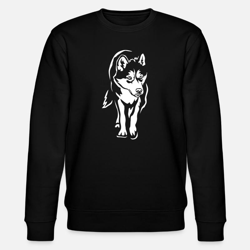 Husky "Black Edition" - Stanley/Stella Unisex Bio-Sweatshirt CHANGER - Schwarz