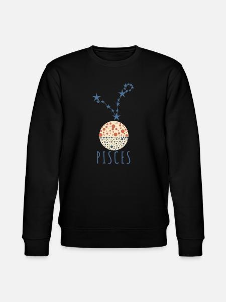 The constellation of Pisces - Stanley/Stella CHANGER Unisex Organic Sweatshirt - black