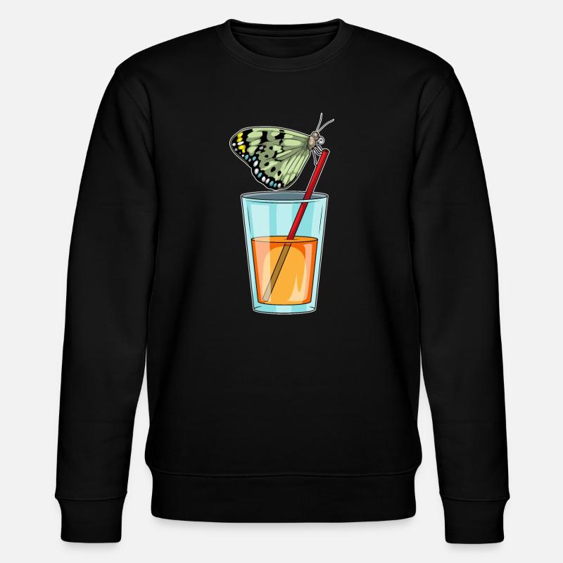 Jus de papillon - Sweat bio CHANGER Stanley/Stella Unisexe - noir