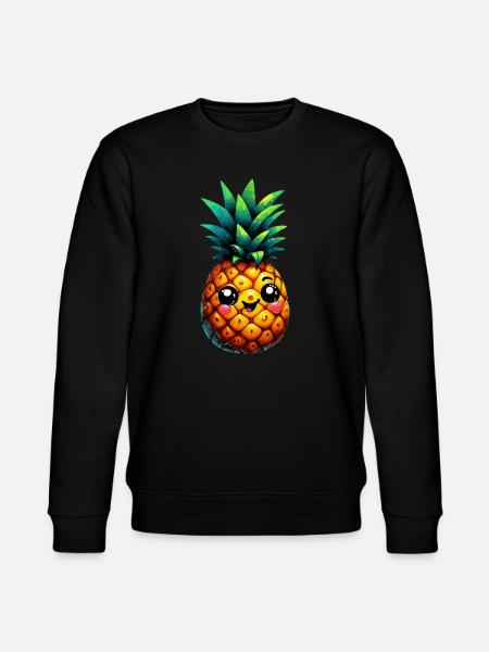 Pineapple - Stanley/Stella CHANGER Unisex Organic Sweatshirt - black