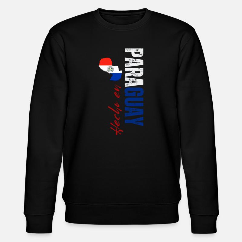 Fabriqué au Paraguay, design vertical - Sweat bio CHANGER Stanley/Stella Unisexe - noir