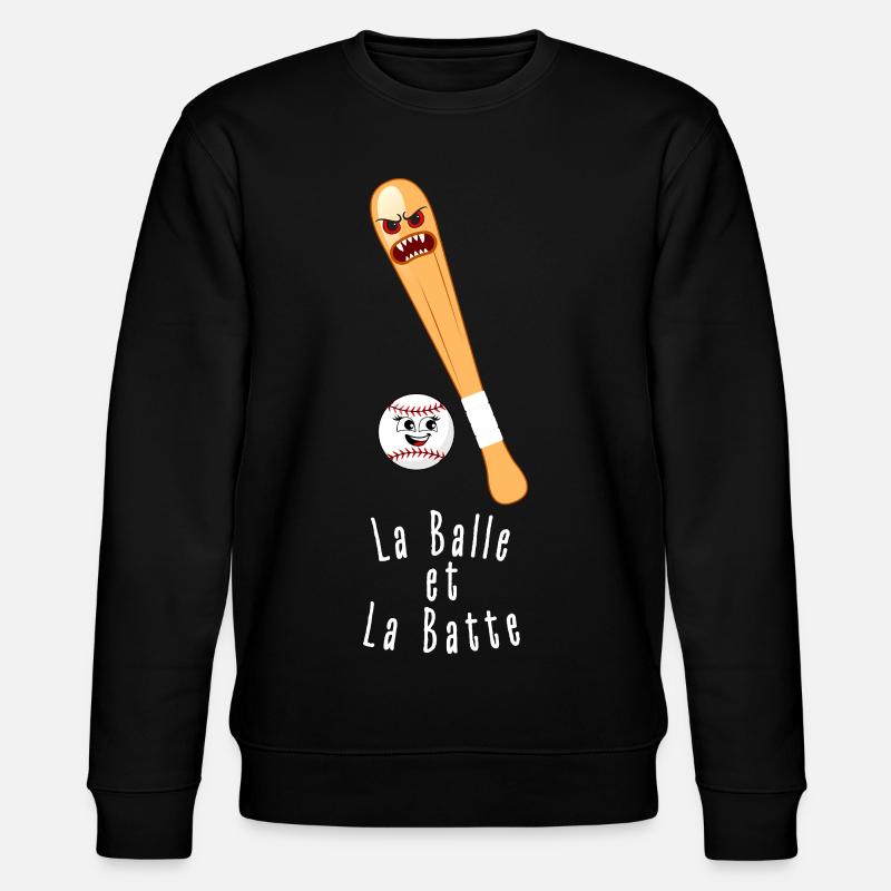 La Balle et La Batte - Sweat bio CHANGER Stanley/Stella Unisexe - noir