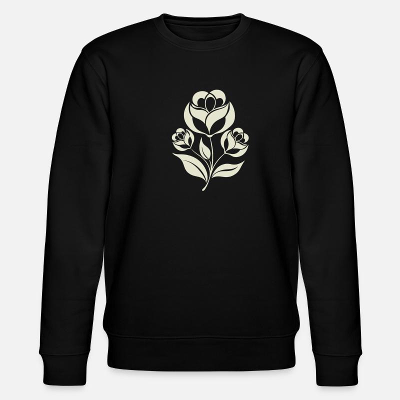 Fleurs - Printemps - Été - Dire - Sweat bio CHANGER Stanley/Stella Unisexe - noir