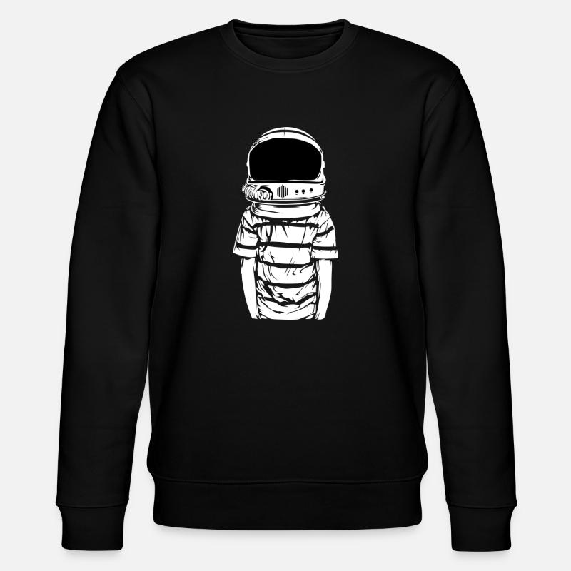 Astronaut - Stanley/Stella Unisex Bio-Sweatshirt CHANGER  - Schwarz