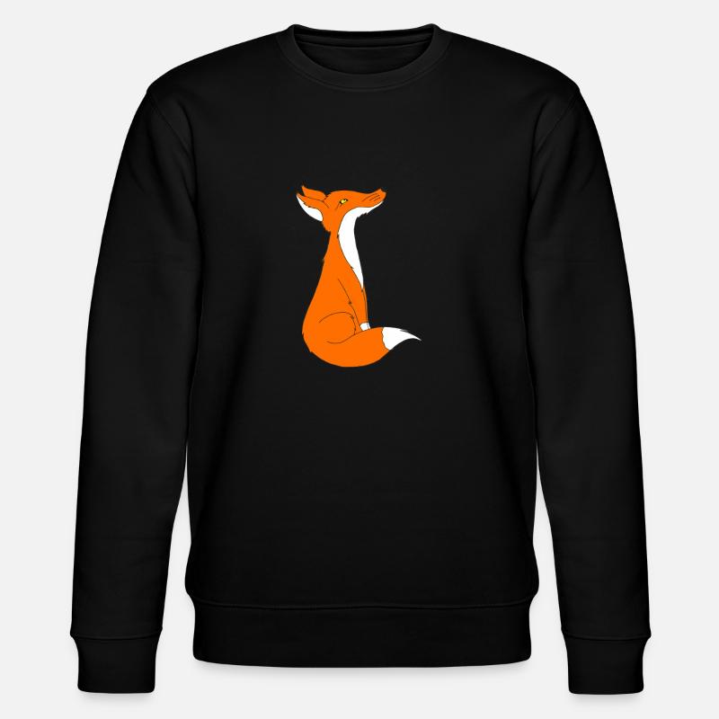 Fuchs - Stanley/Stella Unisex Bio-Sweatshirt CHANGER  - Schwarz