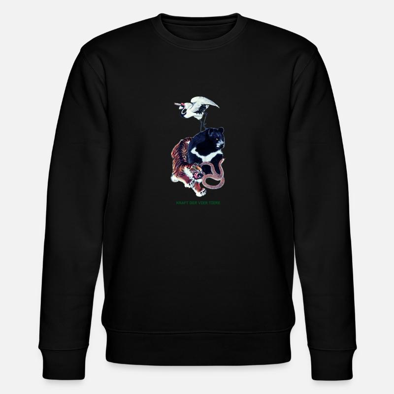 Puissance des quatre animaux - Sweat bio CHANGER Stanley/Stella Unisexe - noir