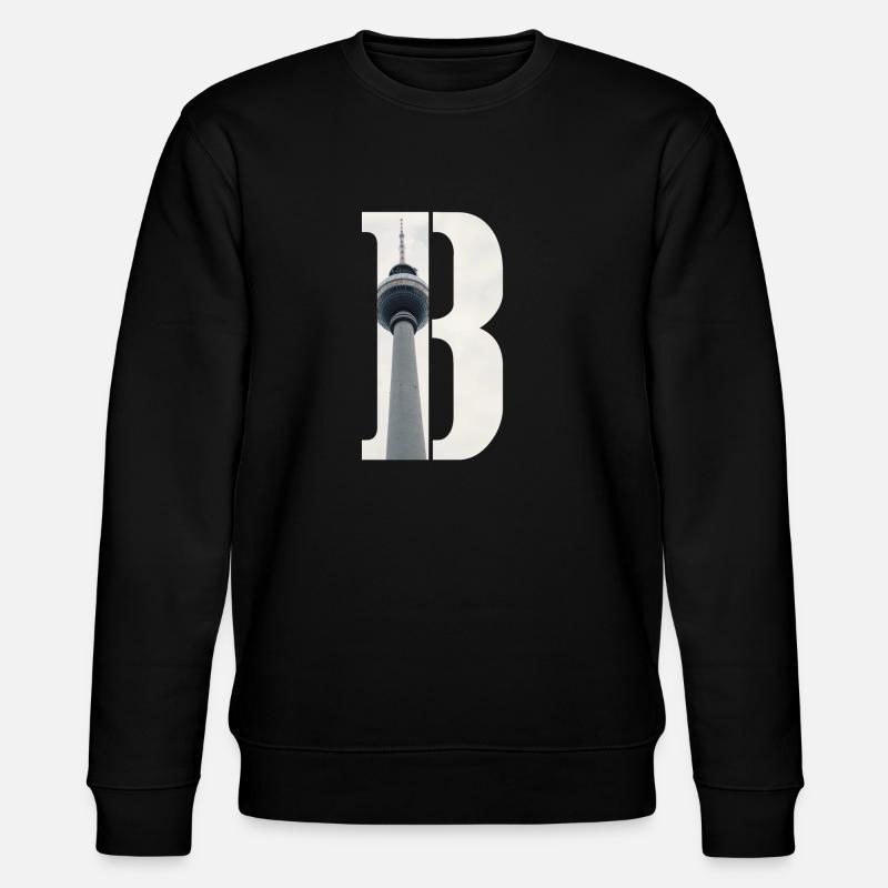 B erlin - Stanley/Stella Unisex Bio-Sweatshirt CHANGER  - Schwarz