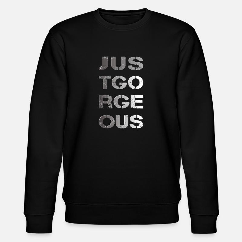 just gorgeous - Stanley/Stella Unisex Bio-Sweatshirt CHANGER  - Schwarz