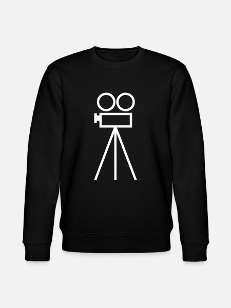 Retro Film Camera - Stanley/Stella CHANGER Unisex Organic Sweatshirt - black