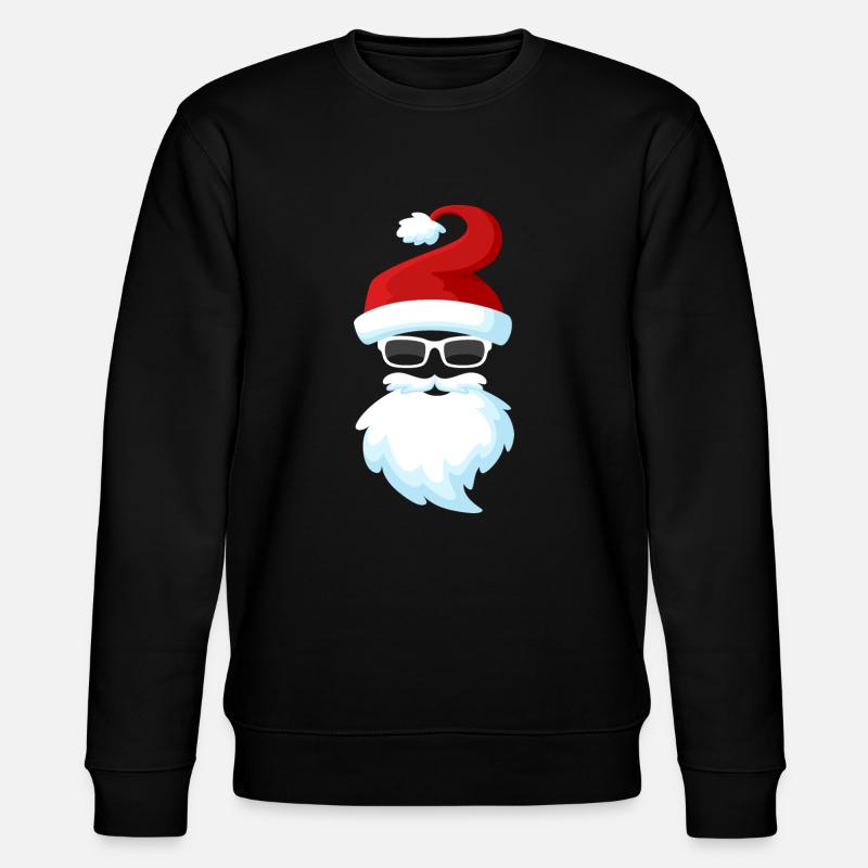 Drôle de Père Noël - Sweat bio CHANGER Stanley/Stella Unisexe - noir