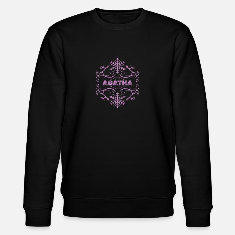 Gift for Agatha - Stanley/Stella CHANGER Unisex Organic Sweatshirt - black