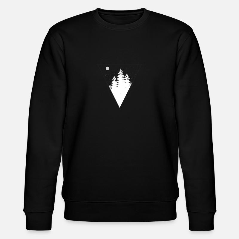Forêt Triangle Forêt - Sweat bio CHANGER Stanley/Stella Unisexe - noir