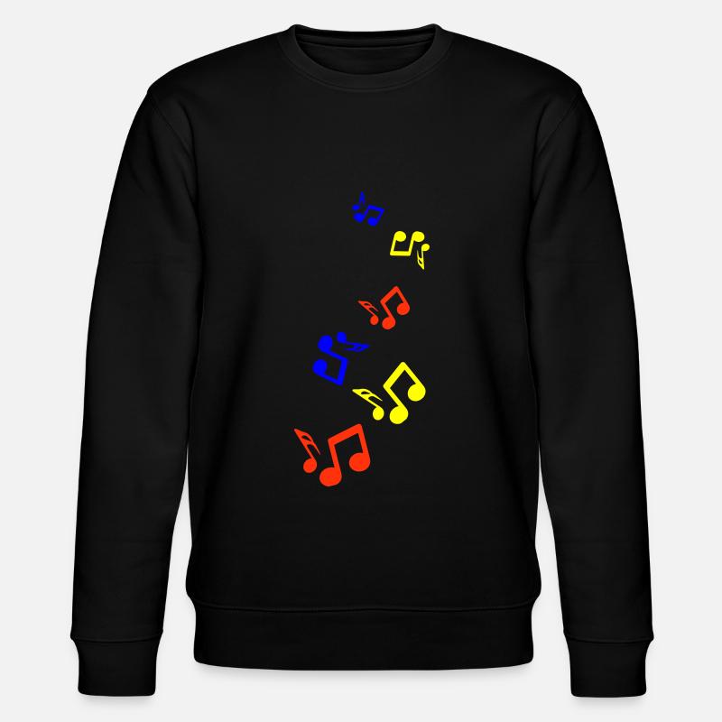 Panneau des notes de musique - Sweat bio CHANGER Stanley/Stella Unisexe - noir