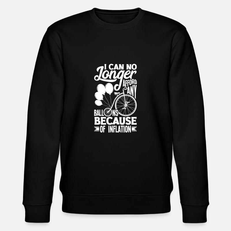 Circus Performer Balloon Funny - Stanley/Stella CHANGER Unisex Organic Sweatshirt - black