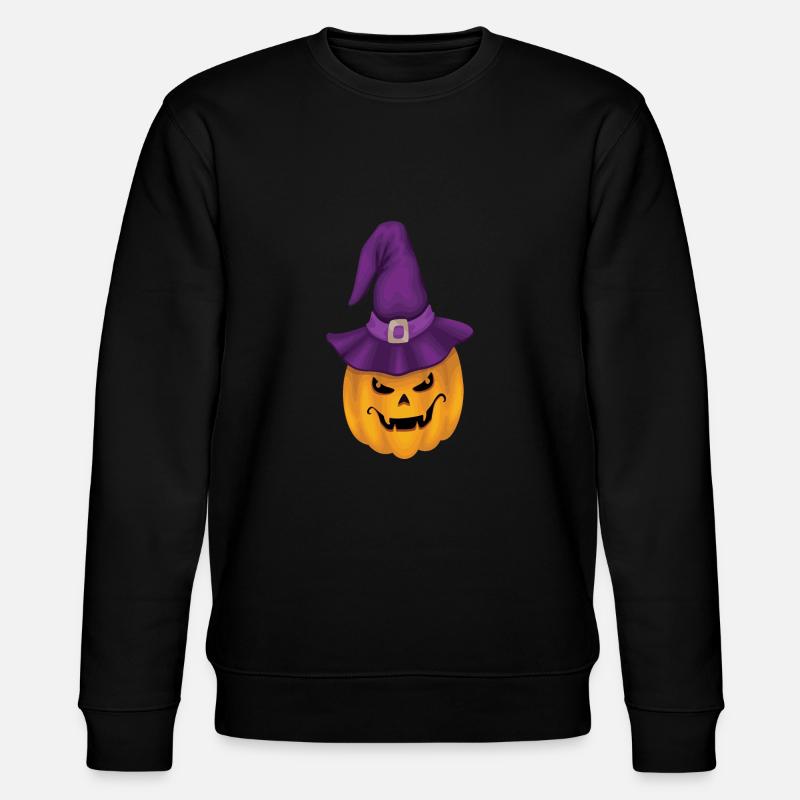 Halloween - Stanley/Stella Unisex Bio-Sweatshirt CHANGER  - Schwarz