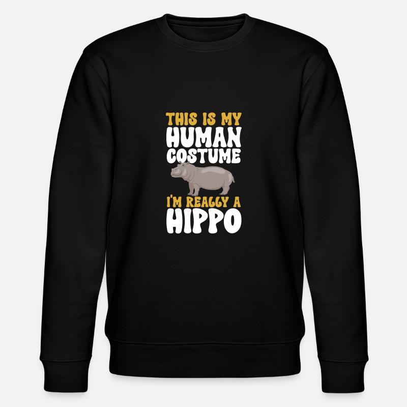Hippopotame Hippopotame - Sweat bio CHANGER Stanley/Stella Unisexe - noir
