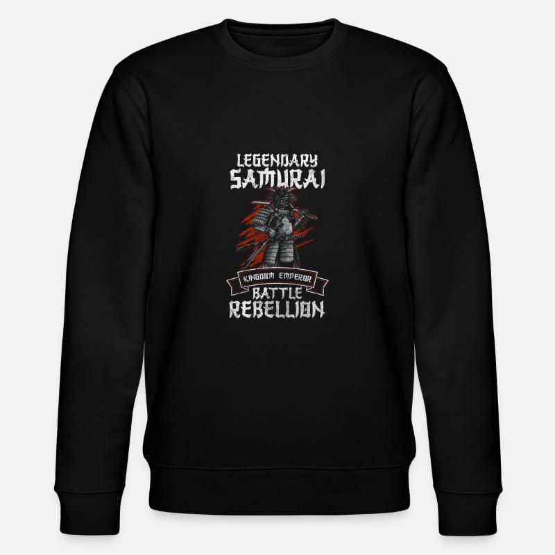 Japan Honor Ninja - Stanley/Stella CHANGER Unisex Organic Sweatshirt - black