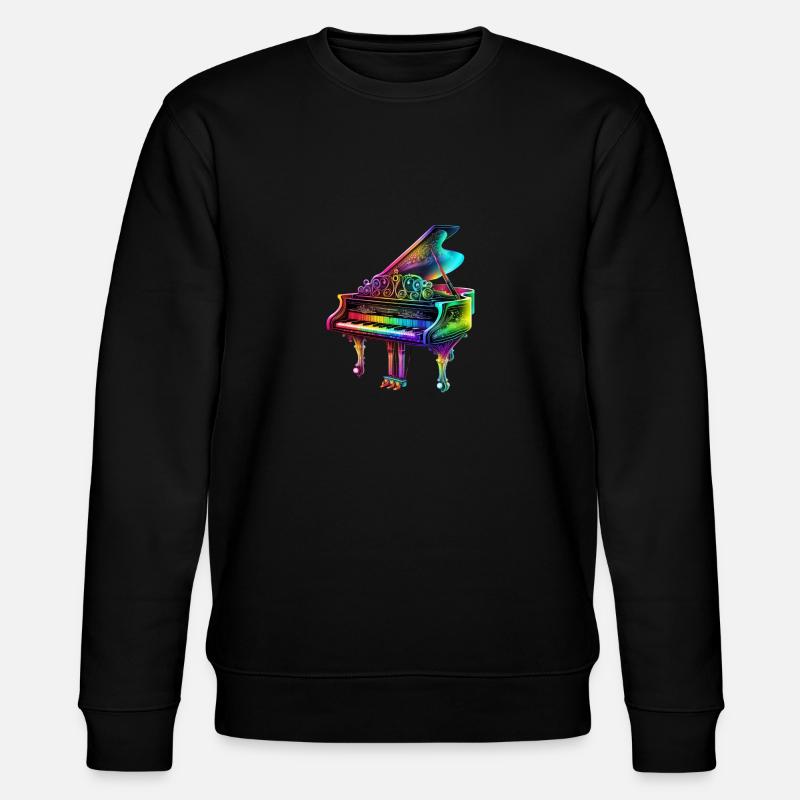 FLÜGEL - Stanley/Stella Unisex Bio-Sweatshirt CHANGER  - Schwarz