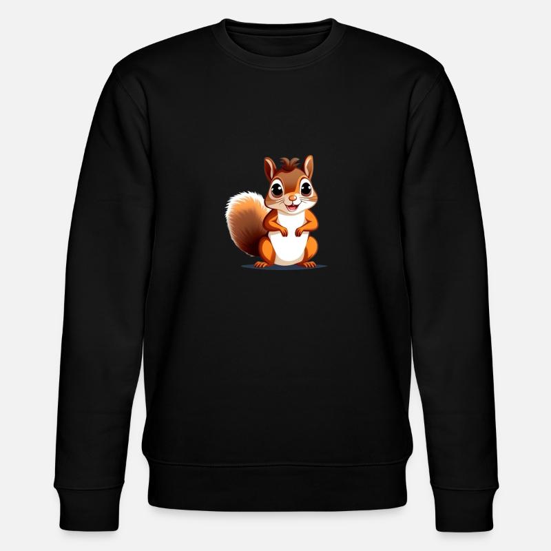 Écureuil - Sweat bio CHANGER Stanley/Stella Unisexe - noir
