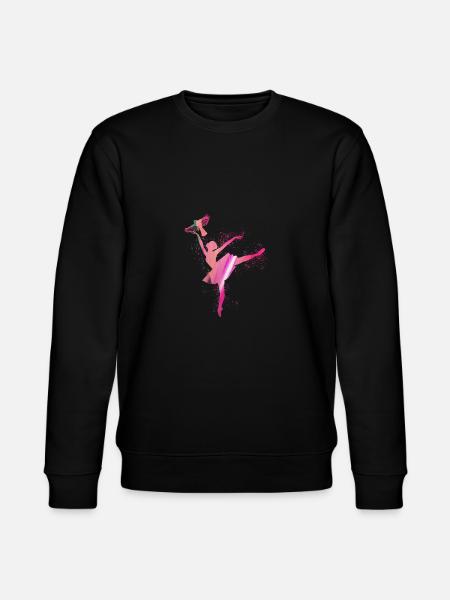 ballerina,bird,graffiti,painting,dancer,pink - Stanley/Stella CHANGER Unisex Organic Sweatshirt - black